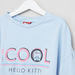 Hello Kitty Slogan Printed Sweat Top with Fur Sleeves-Sweaters and Cardigans-thumbnail-1
