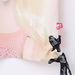 Barbie Printed Tie-Up Hem Short Sleeves Top-Blouses-thumbnail-1