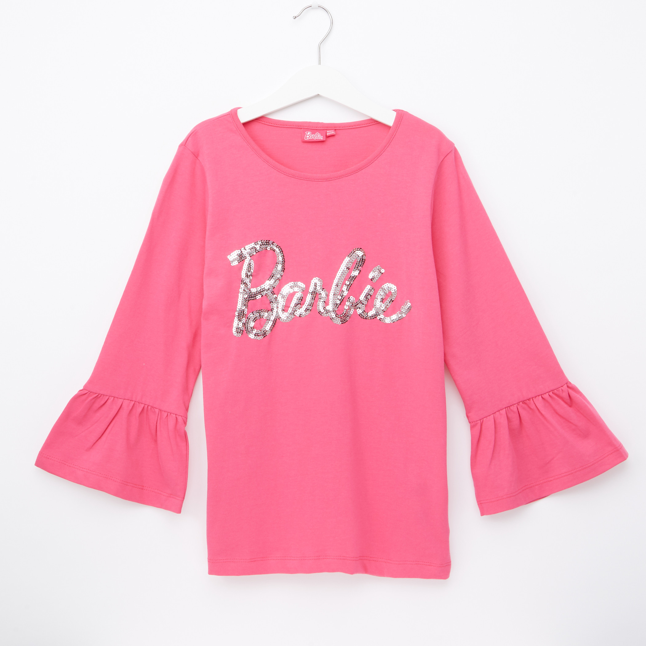 بلوزة مزيّنة بالترتر بياقة مستديرة-girls-clothing-blousesandshirts-image-1