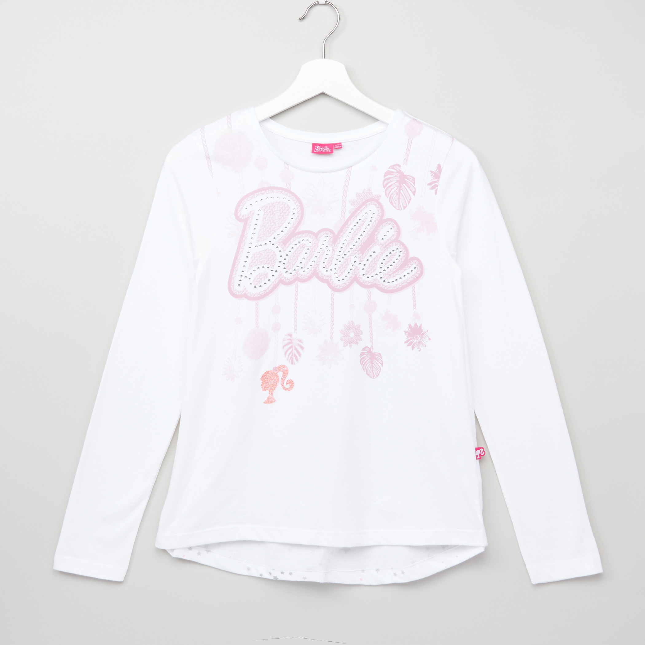 Barbie Slogan T-Shirt-girls-clothing-schoolwear-tshirts-image-1