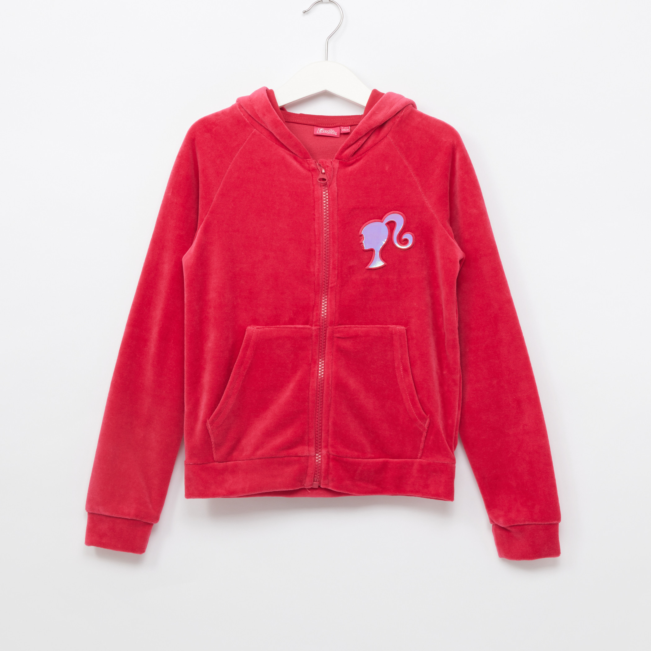 Barbie Applique Detail Jacket with Jog Pants-girls-clothing-setsandcoords-image-2