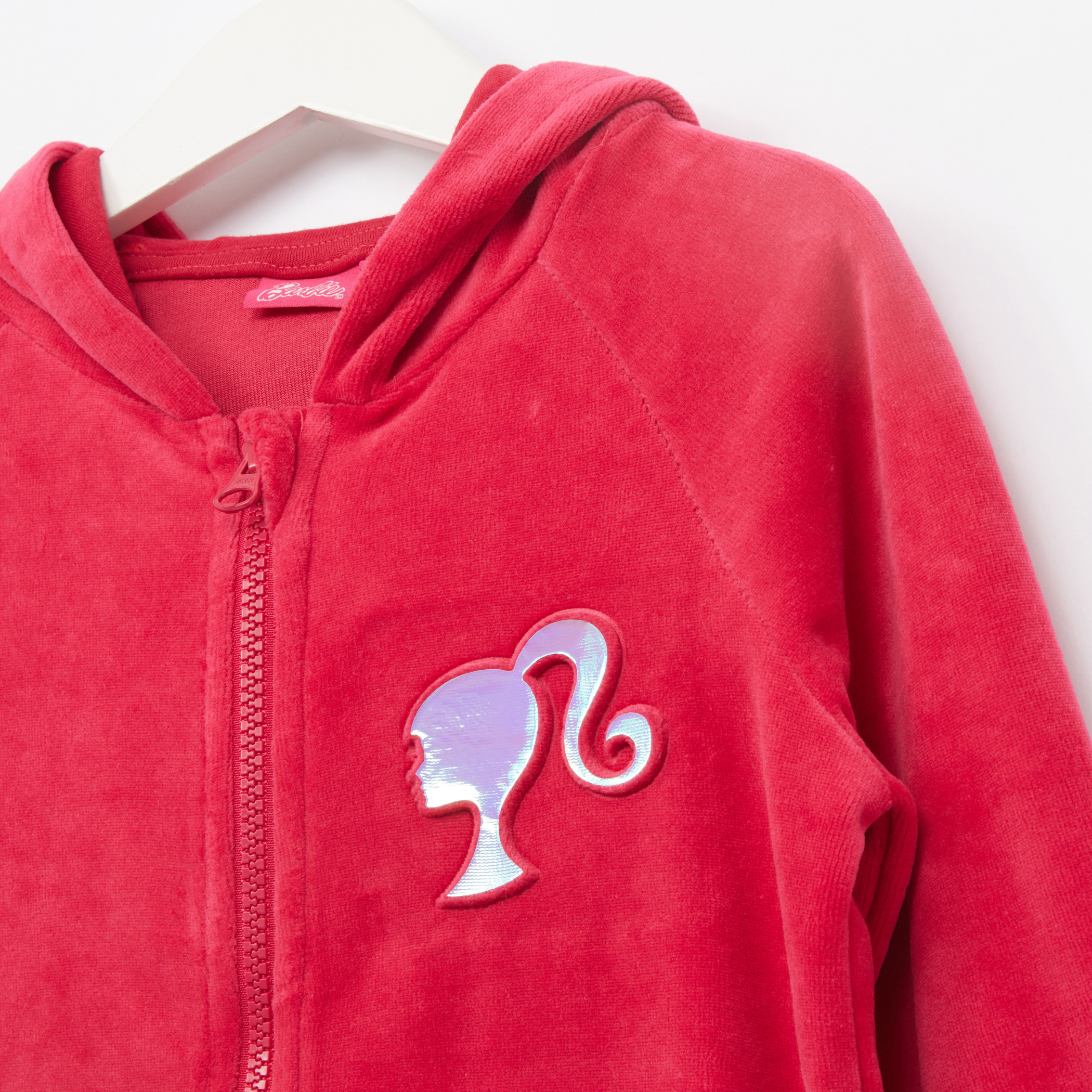 Barbie Applique Detail Jacket with Jog Pants-girls-clothing-setsandcoords-image-3