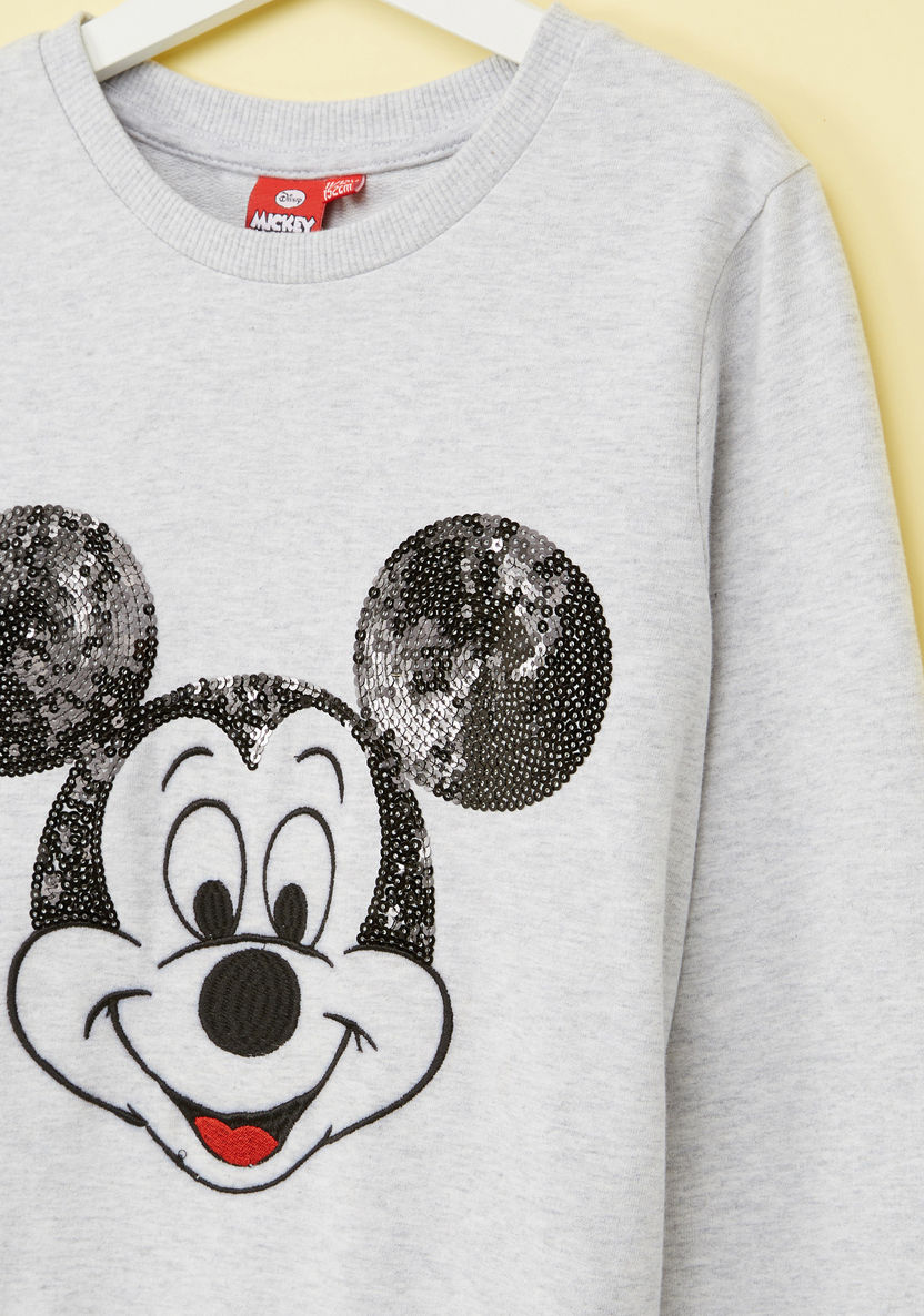 Mickey Mouse Sequin Detail Sweatshirt-Sweaters and Cardigans-image-1