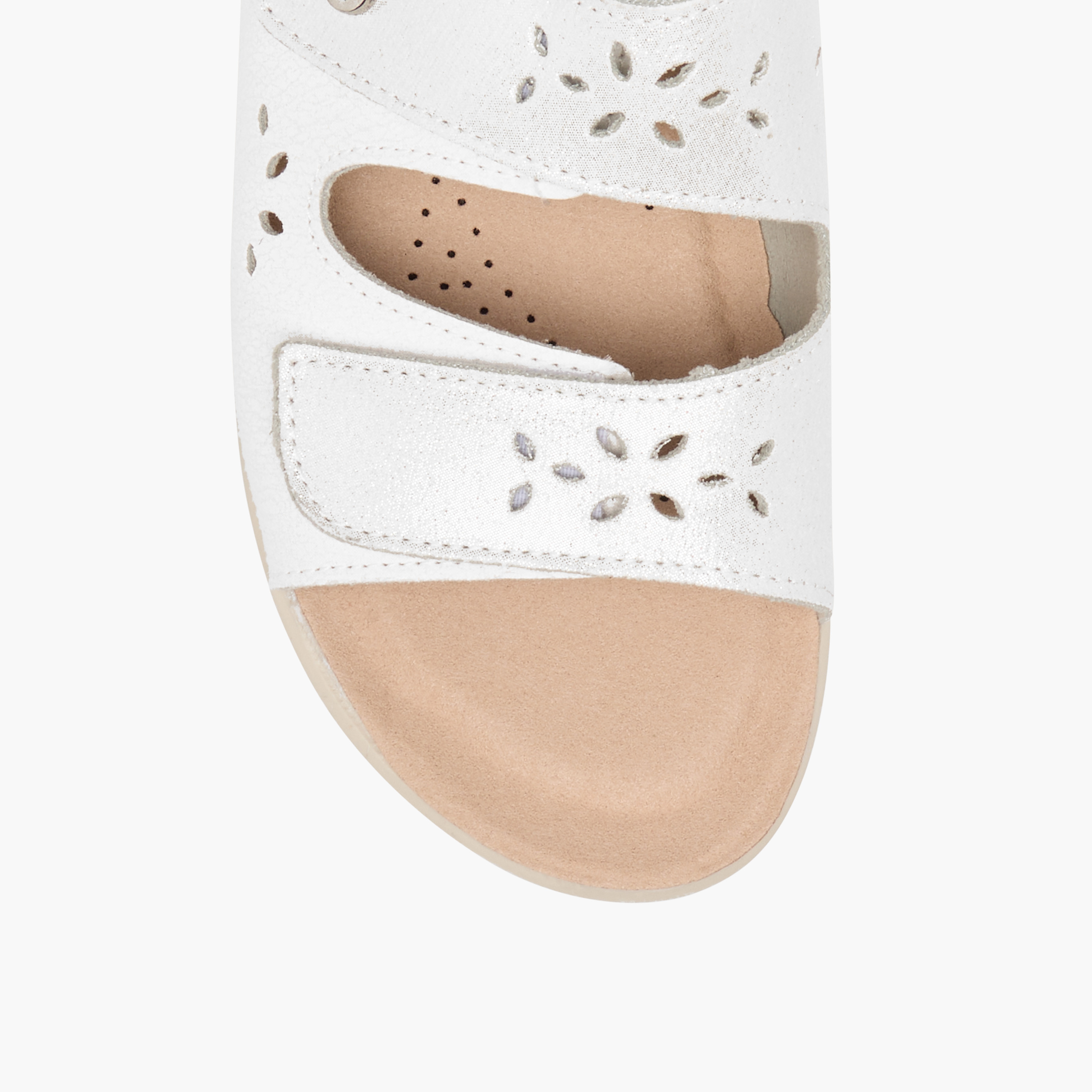 FlyFlot Cutout Detail Slip-On Comfort Sandals with Wedge Heels-women-shoes-sandals-heeled-image-4