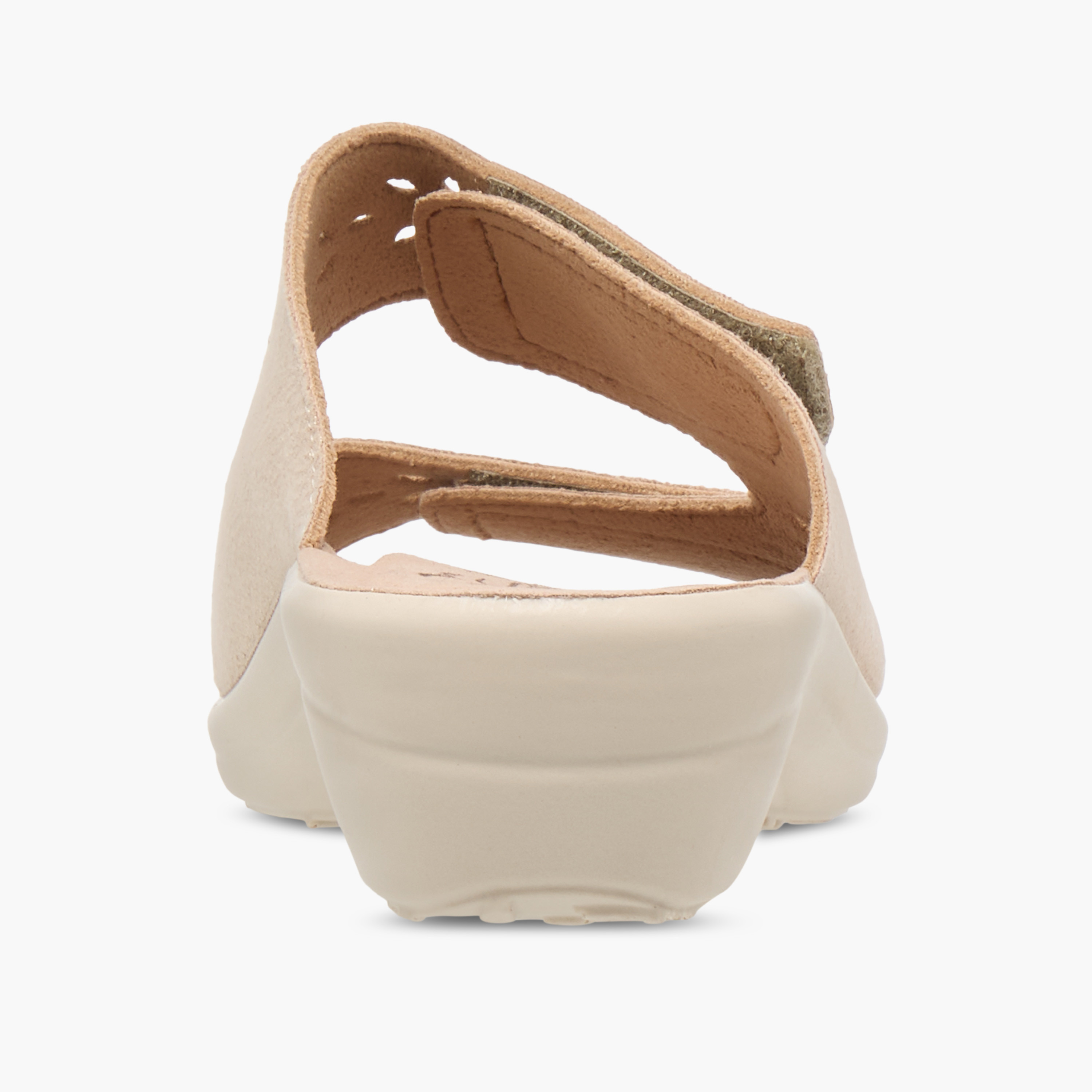 FlyFlot Cutout Detail Slip-On Comfort Sandals with Wedge Heels-women-shoes-sandals-heeled-image-5