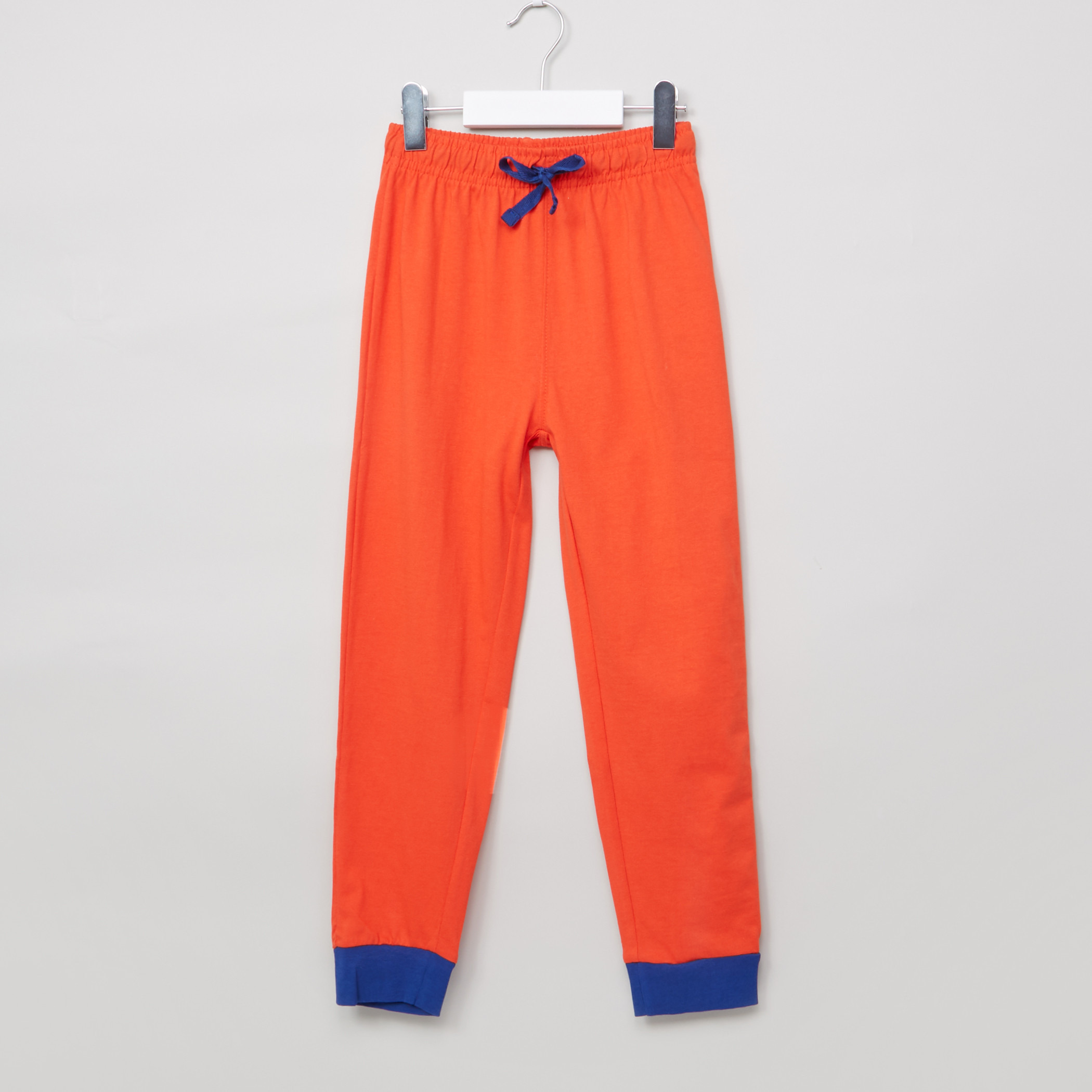 Juniors Printed T-Shirt with Full Length Jog Pants-boys-clothing-nightwear-image-4