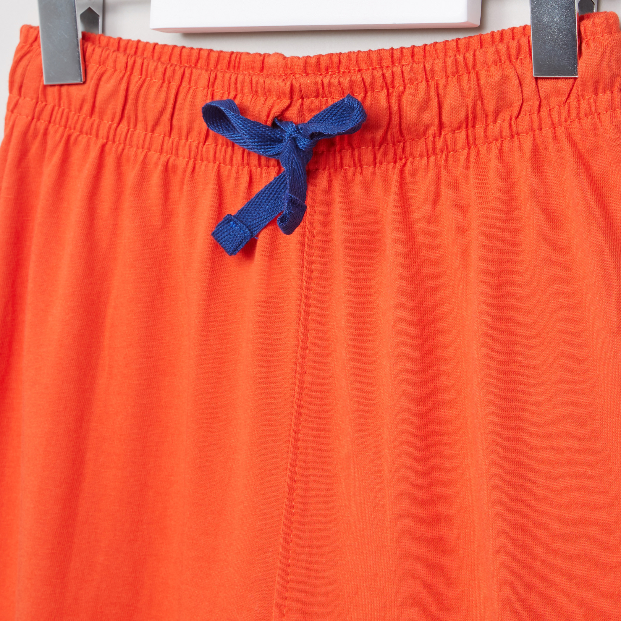 Juniors Printed T-Shirt with Full Length Jog Pants-boys-clothing-nightwear-image-5