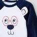 Juniors Bear Face Velour Pyjama Set-Clothes Sets-thumbnail-2