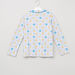 Juniors Bear Printed Long Sleeves Shirt and Pyjama Set-Nightwear-thumbnail-4