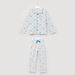 Juniors Bear Printed Long Sleeves Shirt and Pyjama Set-Nightwear-thumbnail-0