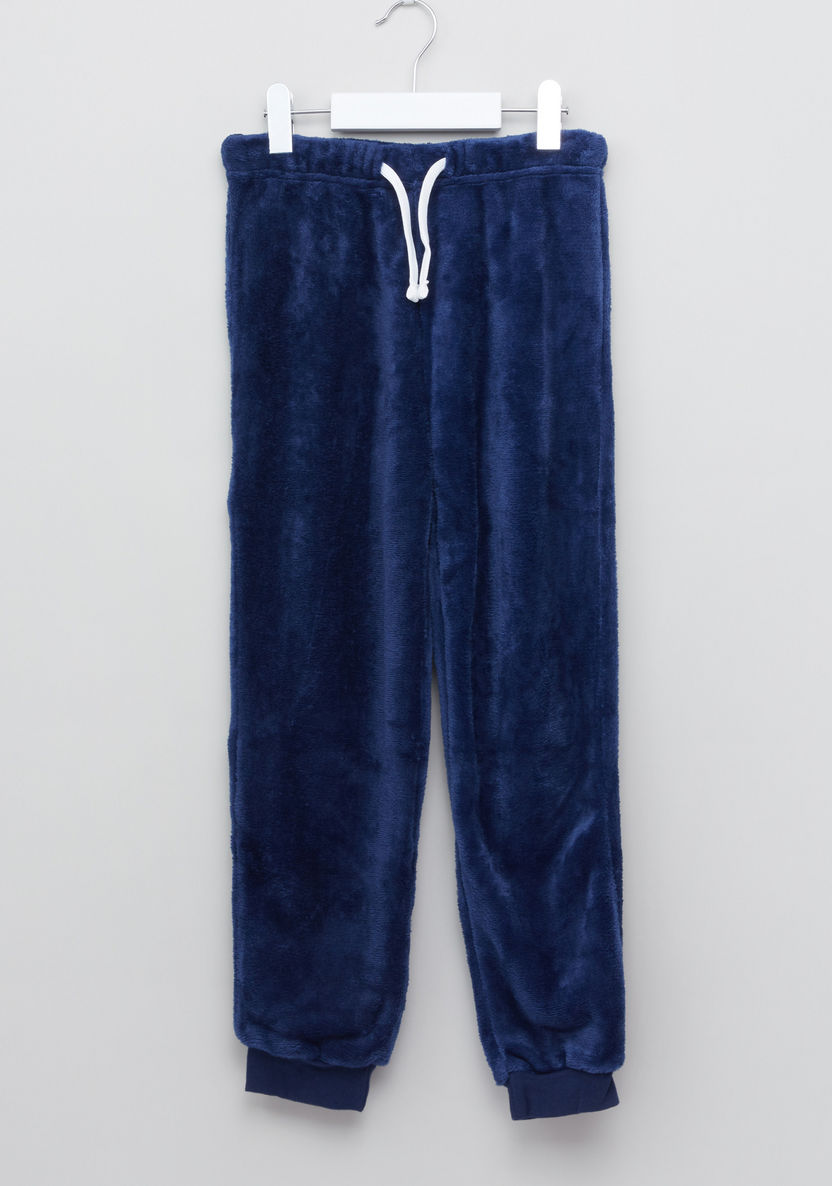 Juniors Dino Velour Pyjama Set-Nightwear-image-2