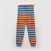 Juniors Embroidered Applique Detail T-shirt with Striped Jog Pants-Clothes Sets-thumbnail-4