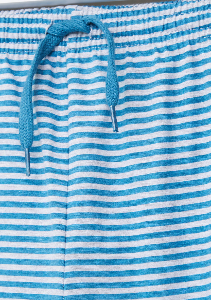 Juniors Printed Long Sleeves T-shirt and Pyjama Set - Set of 2-Clothes Sets-image-5