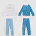 Juniors Printed Long Sleeves T-shirt and Pyjama Set - Set of 2-Clothes Sets-thumbnail-0