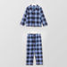 Juniors Classis Checked Shirt and Pyjama Set-Nightwear-thumbnail-0