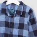 Juniors Classis Checked Shirt and Pyjama Set-Nightwear-thumbnail-2