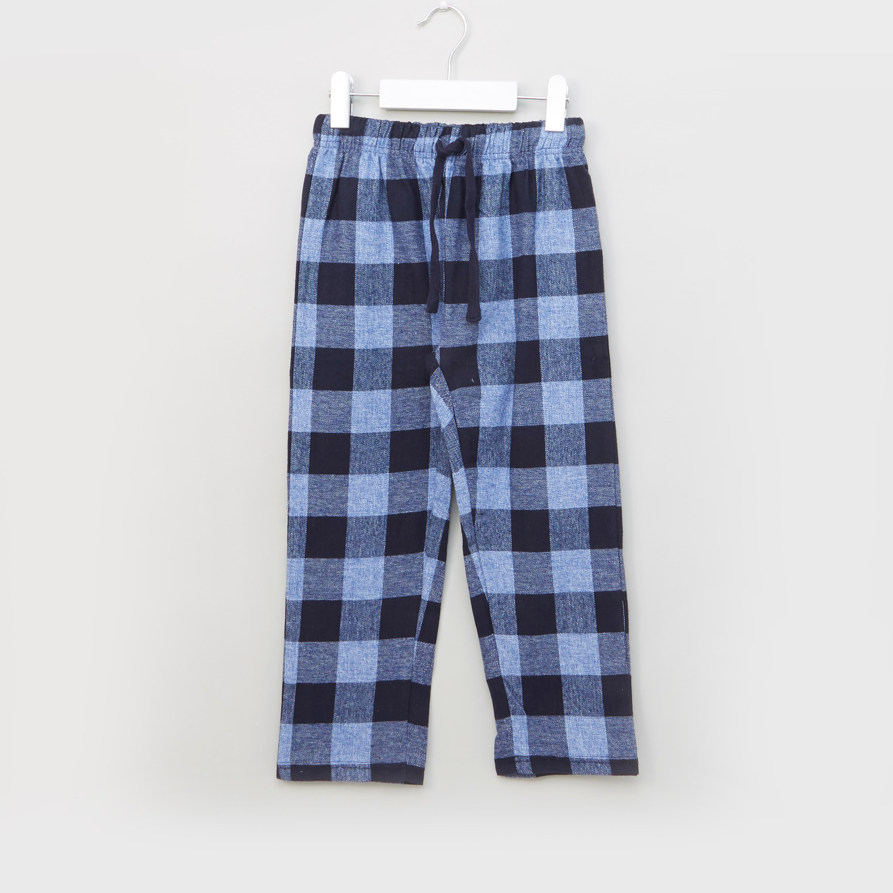 طقم بنطال بيجاما مع قميص كاروهات كلاسيكي من جونيورز-boys-clothing-nightwear-image-4