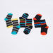 Juniors Striped Crew Length Socks - Set of 3-Socks-thumbnail-1
