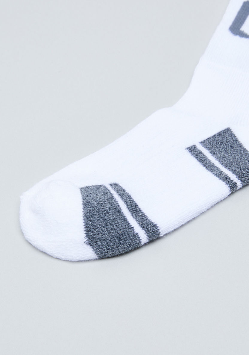 Juniors Textured Sports Socks - Set of 3-Socks-image-2