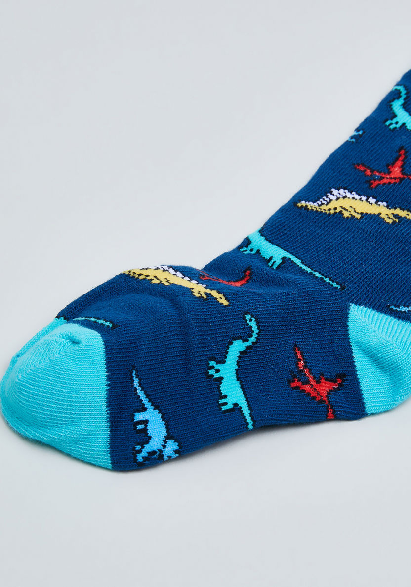 Juniors Dino Gift Socks - 3 Pack-Socks-image-3