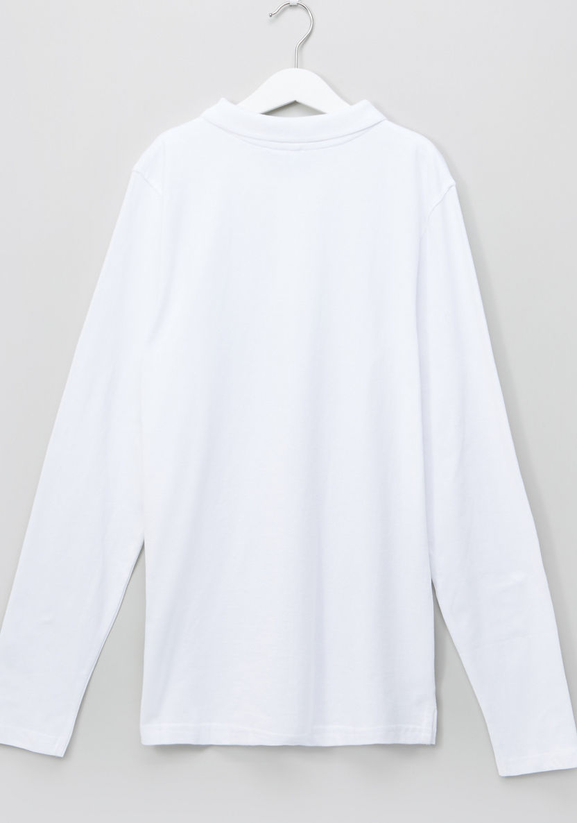 Juniors Single Jersey Polo Neck T-shirt-T Shirts-image-2
