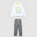 Minions Printed T-shirt and Pyjama Set-Clothes Sets-thumbnail-0