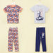 Spiderman Printed T-shirt and Pyjama - Set of 2-Nightwear-thumbnail-0