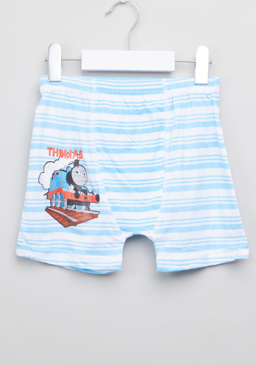 Thomas & Friends Printed Briefs with Elasticised Waistband - Set of 3-Boxers and Briefs-image-2