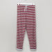 Juniors Printed T-shirt with Striped Jog Pants-Nightwear-thumbnail-3