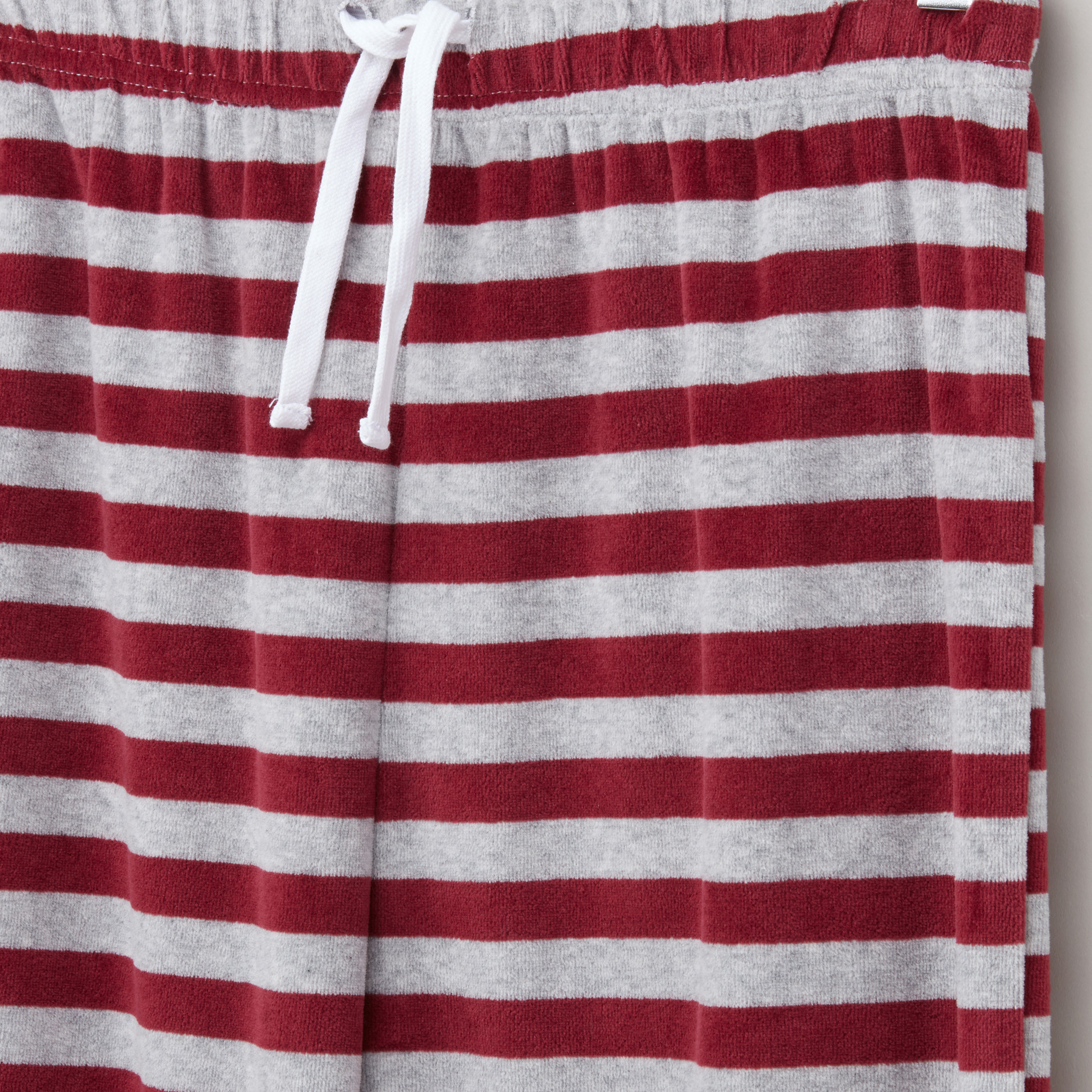 Juniors Printed T-Shirt with Striped Jog Pants-boys-clothing-nightwear-image-5