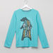 Juniors Anthra Melange Pyjama Set-Nightwear-thumbnail-1