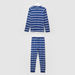Juniors Striped Long Sleeves T-shirt with Jog Pants-Nightwear-thumbnail-0