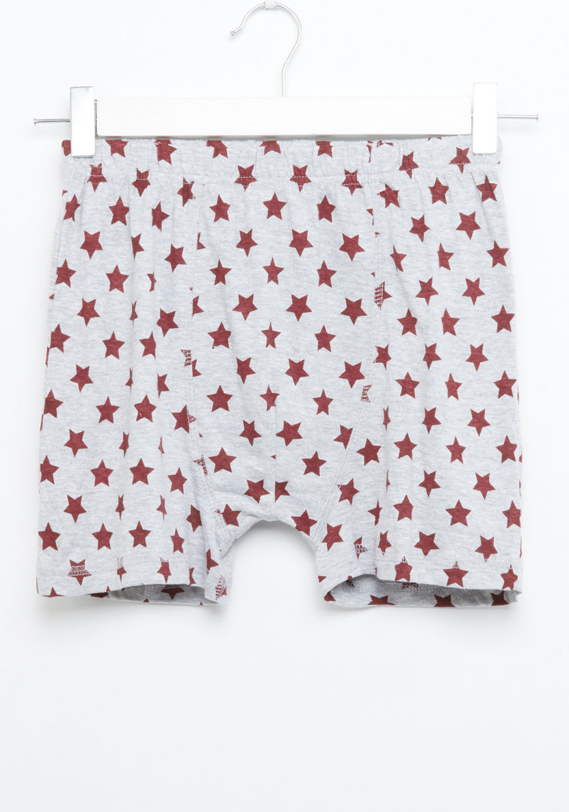 Juniors 5 Pack Star Boxer Short-Boxers and Briefs-image-5