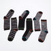 Juniors Striped Crew Length Socks - Set of 3-Socks-thumbnail-1