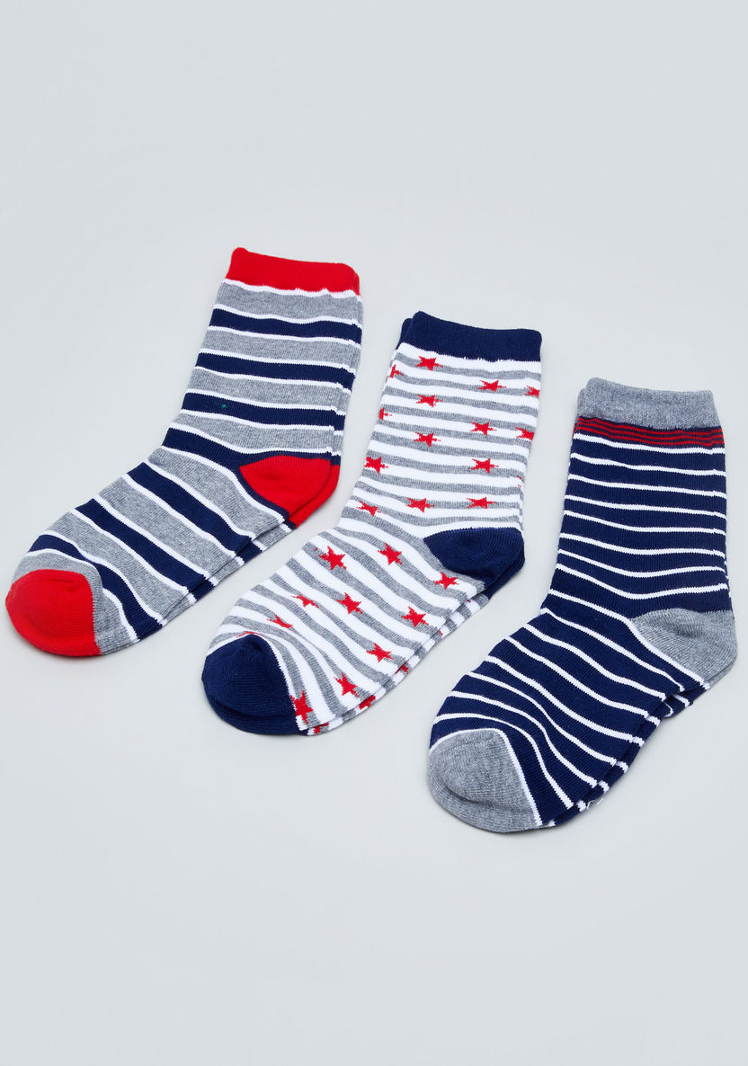 Juniors Gift Socks with Stripes - 3 Pack-Socks-image-1