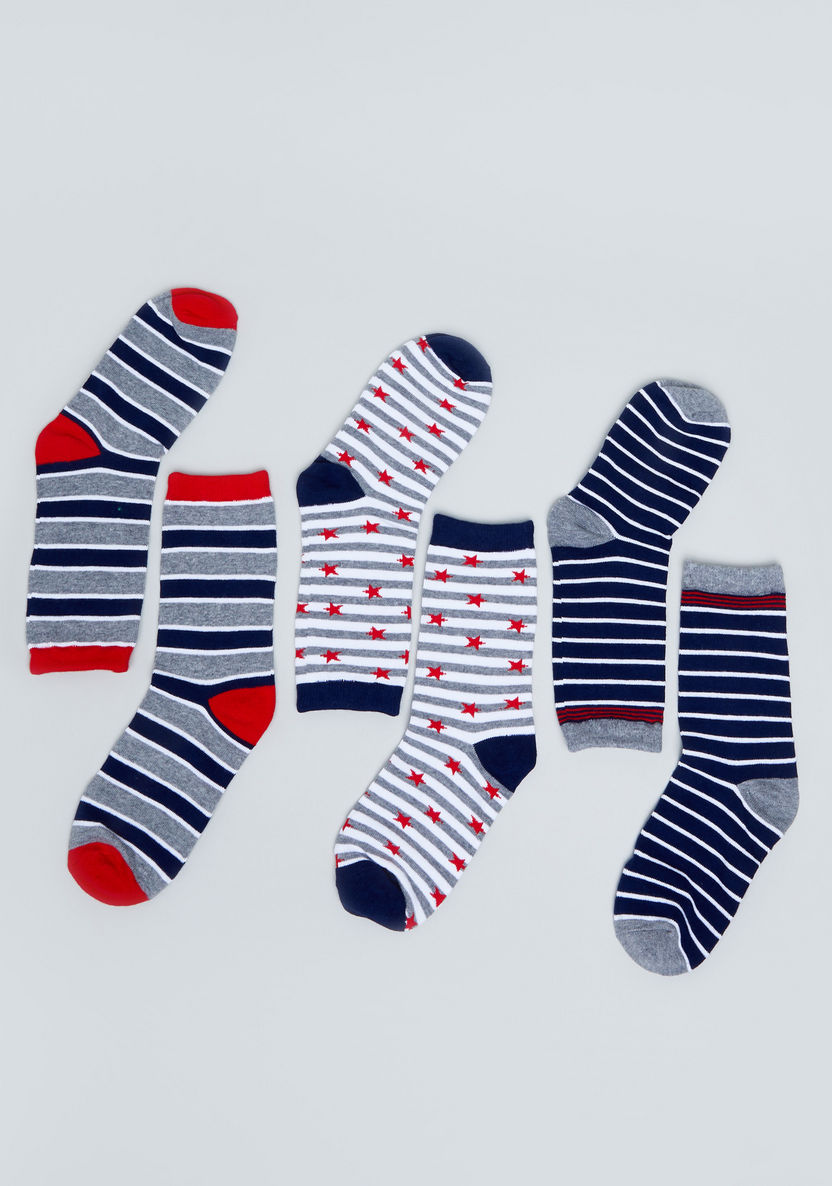 Juniors Gift Socks with Stripes - 3 Pack-Socks-image-2