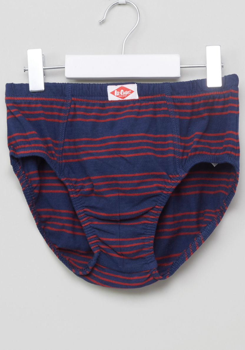 Lee Cooper Striped Briefs - Set of 3-Boxers and Briefs-image-3