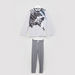 Batman Printed T-shirt and Full Length Pyjama Set-Nightwear-thumbnail-0
