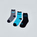 Batman Printed Crew Length Socks - Set of 3-Socks-thumbnail-0