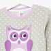 Juniors Owl Polka Doted Velour Pyjama Set-Pyjama Sets-thumbnail-2