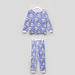 Juniors Fleece Pyjama Set with Panda Print-Clothes Sets-thumbnail-0