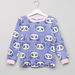 Juniors Fleece Pyjama Set with Panda Print-Clothes Sets-thumbnail-1