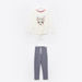 Juniors Printed Long Sleeves T-shirt and Pyjama Set-Nightwear-thumbnail-0