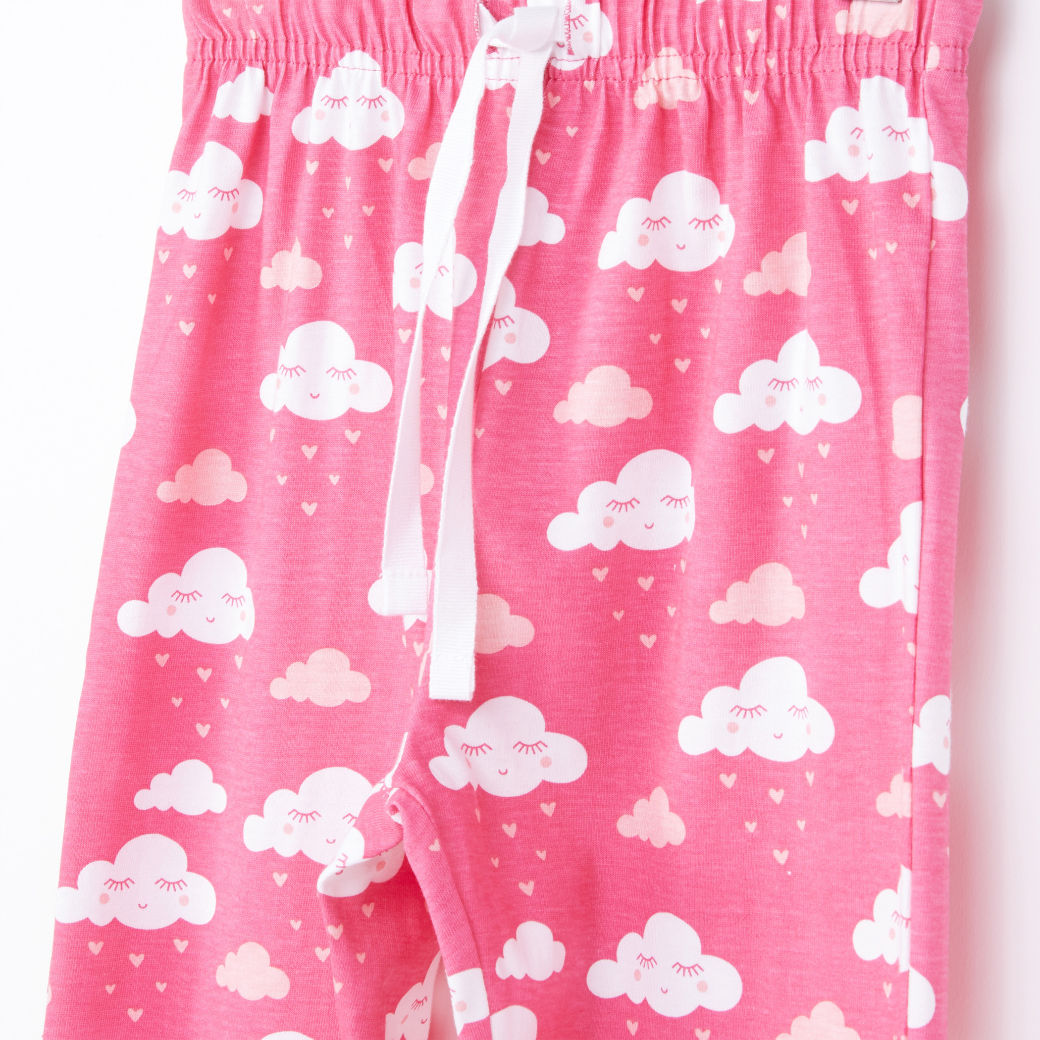 Juniors Printed Long Sleeves T-Shirt and Pyjama Set-girls-clothing-nightwear-image-6