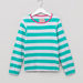 Juniors Striped Long Sleeves T-shirt with Pants-Clothes Sets-thumbnail-1
