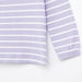 Juniors Striped Round Neck T-shirt and Pyjama Set-Clothes Sets-thumbnail-2