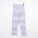 Juniors Striped Round Neck T-shirt and Pyjama Set-Clothes Sets-thumbnail-3