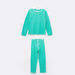 Juniors Polka Dot Printed Long Sleeves T-shirt and Pyjama Set-Clothes Sets-thumbnail-0