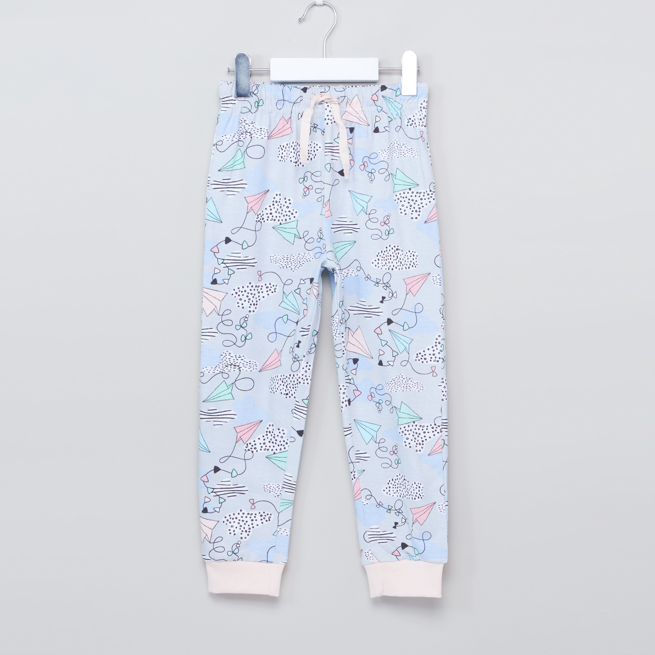 Juniors Printed Long Sleeves T-Shirt with Jog Pants - Set of 2-girls-clothing-setsandcoords-image-5
