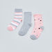 Juniors Ruffle Detail Socks - Set of 3-Socks-thumbnail-0